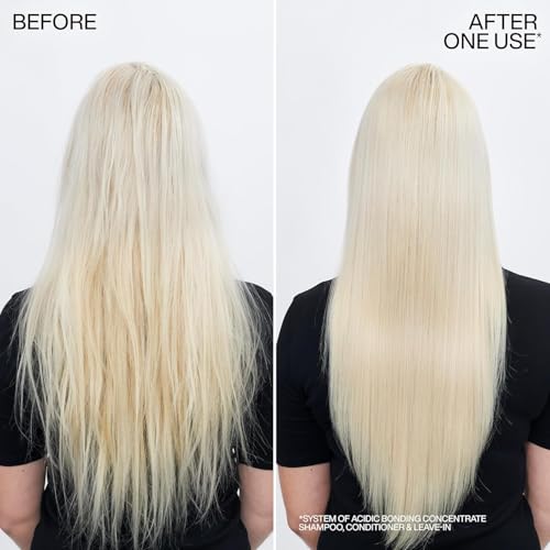 Redken Bonding Conditioner for Damaged Hair Repair | Strengthens and Repairs Weak and Brittle Hair | Acidic Bonding Concentrate | Safe for Color-Treated Hair | For All Hair Types - Image 3