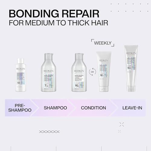 Redken Bonding Conditioner for Damaged Hair Repair | Strengthens and Repairs Weak and Brittle Hair | Acidic Bonding Concentrate | Safe for Color-Treated Hair | For All Hair Types - Image 9