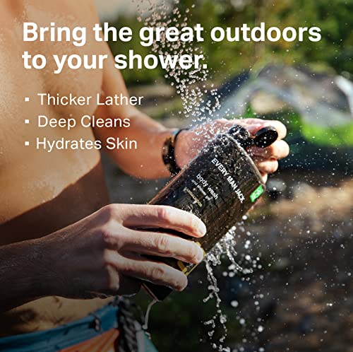Every Man Jack Nourishing Cedar + Red Sage Mens Body Wash for All Skin Types - Naturally Derived Ingredients - Cleanse and Hydrate Skin with Coconut and Glycerin - 24oz 2 Bottles - Image 2