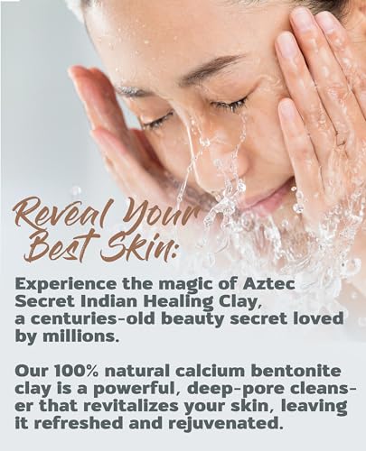Aztec Secret Essential Indian Clay Mask Kit by Etana – 100% Natural Calcium Bentonite for Deep Pore Cleansing - Facial, Hair & Body Detox Set With Accessories - Image 4