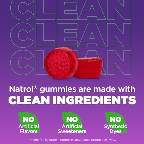 Natrol Melatonin Gummies, Sleep Support for Adults, 5 mg Melatonin Supplement for Sleeping, 90 Strawberry-Flavored Gummies, Up to a 90 Day Supply - Image 5