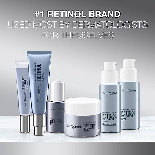 Neutrogena Retinol Face Moisturizer Cream, Rapid Wrinkle Repair, Anti-Wrinkle Night Moisturizer Cream, Anti-Wrinkle Face & Neck Cream Moisturizer with Hyaluronic Acid & Retinol, Paraben-Free, 1 fl. oz - Image 7
