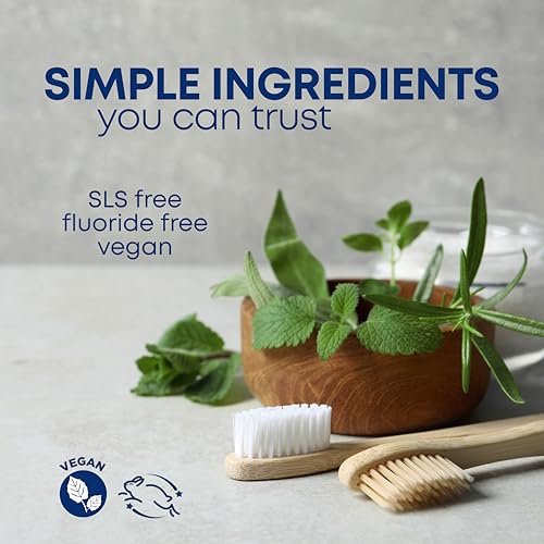 Kiss My Face Sensitive Toothpaste Gel, Citrus Mint Gel, Protection for Sensitive Teeth and Gums, with Tea Tree Oil, Aloe and Iceland Moss, Fluoride Free, Vegan, 4.5 oz, 3 Pack - Image 2