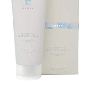 Zents Age Defying Probiotic Lotion (Fresh Fragrance) Anti-Aging Body and Hand Cream with Organic Shea Butter & Hyaluronic Acid, 6.4 fl oz