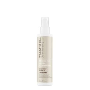 Paul Mitchell Clean Beauty Everyday Leave-In Treatment, Leave-In Conditioner, Delivers Hydration, For All Hair Types, 5.1 fl. oz