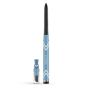 PrimeEyes Glide Eyeliner for Mature Women – Water-Resistant, Long-Stay and Mess-Proof – Gel Cream Texture, Discreet Sharpener and Effective Smudger (Black)