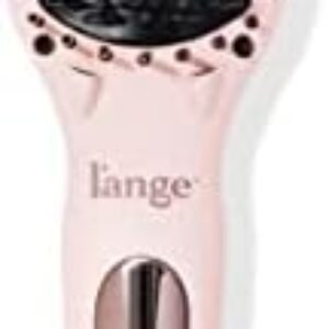 L'ANGE HAIR Le Vite Straightening Brush | Heated Straightener Flat Iron for Smooth, Anti Frizz Hair | Dual-Voltage Electric Brush Straightener | Hot Brush for Styling