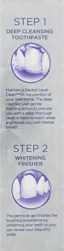 Crest 3D White Brilliance 2 Step Kit, Crest 3D White Toothpaste, Deep Clean Toothpaste (4oz) + Teeth Whitening Gel (2.3oz) - Image 15