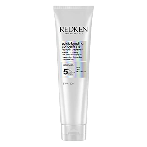 Redken Bonding Leave In Conditioner for Damaged Hair | Acidic Bonding Concentrate | Leave In Hair Repair Treatment | Strengthens Weak Hair | Safe for Color-Treated Hair & All Hair Types