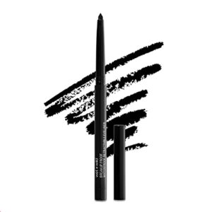 wet n wild Mega Last Breakup Proof Retractable Eyeliner - Ultra-Fine Brush, Waterproof,16-Hour Long-Lasting Wear - Cruelty-Free & Vegan - Black