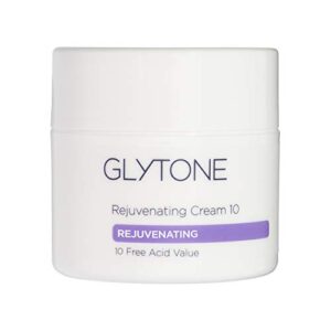 Glytone Rejuvenating Cream with 10 Free Acid Value Glycolic Acid, Moisturizer, Rich Creamy Emollient, Exfoliate, Normal to Dry Skin, 1.7 oz