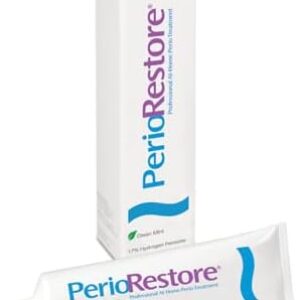 Perio Restore Gel 3 Ounce Tube; 1.7% Hydrogen Peroxide Oral Cleansing Treatment Gel. Mint Flavor