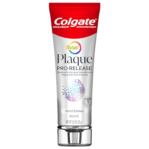 Colgate Total Plaque Pro Release Whitening Toothpaste, 2 Pack, 3.0 Oz Tubes - Image 6