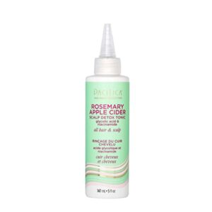 Pacifica Scalp Detox Tonic – Rosemary Apple Cider with Salicylic Acid for Clarifying and Purifying Itchy, Dry Scalp, Vegan & Cruelty-Free, 5 oz