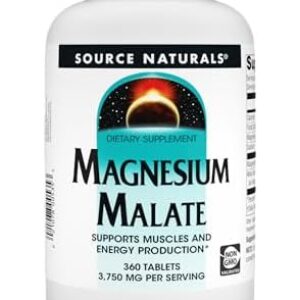 Source Naturals Magnesium Malate 3750 mg per Serving - for Energy Production* - 360 Tablets