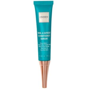 Onsen Secret Cuticle Cream, Cuticle Oil in Deep Action - Japanese Natural Healing Minerals Nail Care Serum and Butter, Sooth, Repair, and Strengthen Cuticles and Nails, Visible Results, 30 ml