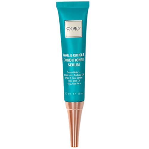 Onsen Secret Cuticle Cream, Cuticle Oil in Deep Action - Japanese Natural Healing Minerals Nail Care Serum and Butter, Sooth, Repair, and Strengthen Cuticles and Nails, Visible Results, 30 ml