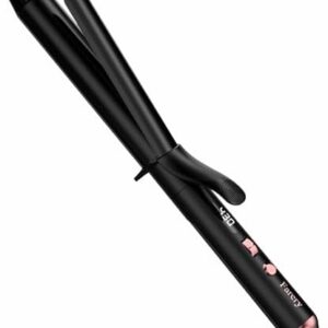Long Barrel Curling Iron 1 1/4 inch, 1.25 Inch Curling Iron for Long Hair, Ceramic Curling Iron Infused Argan Oil & Keratin, Lasting Styling, 11 Adjustable Temp, Include Clips & Silicone Pad