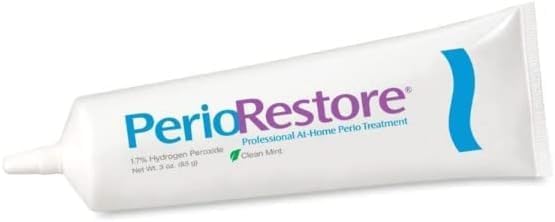 Perio Restore Gel 3 Ounce Tube; 1.7% Hydrogen Peroxide Oral Cleansing Treatment Gel. Mint Flavor - Image 2