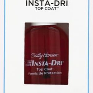 Sally Hansen Insta-Dri®, Clear Top Coat, Quick Dry, Long Lasting, Streak-Free Shine, Clear Nail Polish