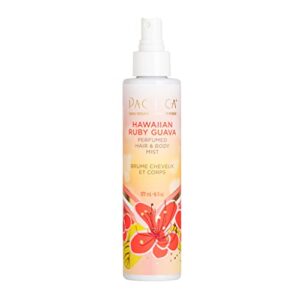 Pacifica Hair & Body Mist Hawaiian Ruby Guava, Fragrances, Body Spray, Hair Perfume, Clean Perfume, Citrus & Coconut, Tropical Perfume, Vegan & Cruelty-Free Dermatologist Tested 6 fl oz