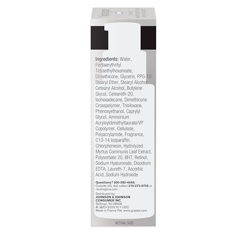 Neutrogena Retinol Face Moisturizer Cream, Rapid Wrinkle Repair, Anti-Wrinkle Night Moisturizer Cream, Anti-Wrinkle Face & Neck Cream Moisturizer with Hyaluronic Acid & Retinol, Paraben-Free, 1 fl. oz - Image 9