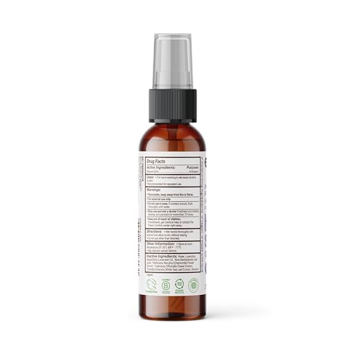 Everyone Hand Sanitizer Spray, 2 Fl Oz (Pack of 6), Lavender and Aloe, Plant Derived Alcohol with Pure Essential Oils, 99% Effective Against Germs - Image 2