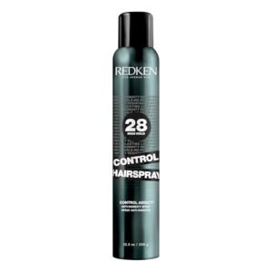 Redken Control Hairspray 28 | High-Hold Hair Spray for Women | Flake-Free, Quick-Dry Finish | Long-Lasting Frizz Protection | Humidity Resistance | 24 Hour Style Control | For All Hair Types