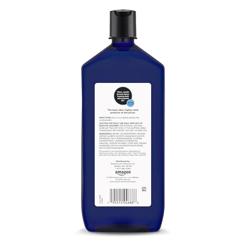 Amazon Basics Lavender Scented Foaming Bath with Essential Oil, 34 Fluid Ounce - Image 2