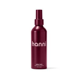HANNI Water Balm Instant Hydration Body Mist, Light Hydrating Moisturizer Spray with Hyaluronic Acid for All Skin Types, Lotion Replacement, 200 mL / 6.76 fl oz