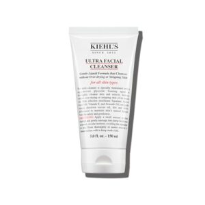 Kiehl's Ultra Facial Cleanser, Lightweight Foamy Facial Cleanser, Enriched Formula that Replenishes Skin Barrier, Gently Exfoliates and Moisturizes, Suitable for All Skin Types, Paraben Free