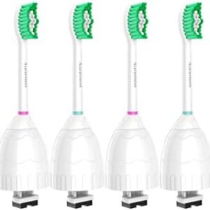 Aoremon Replacement Toothbrush Heads for Philips Sonicare E-Series Essence HX7022/66 and other Screw-on Electric Toothbrush Model, 6 Pack