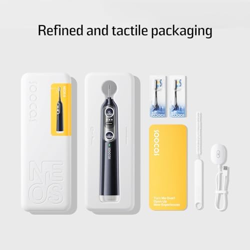 Soocas NEOS II Refresh Set - Electric Toothbrush with Water Flosser, Sonic Electric Toothbrush for Adults, Water Flosser for Teeth, Portable Flossing Toothbrush, 100% Plaque Removal, Dark Violet - Image 9