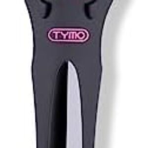TYMO One-Step Hair Straightening Brush with Negative Ions, Ceramic Heating, 16 Temperature Settings, LCD Display, and Anti-Scald Safety Design for All Ages