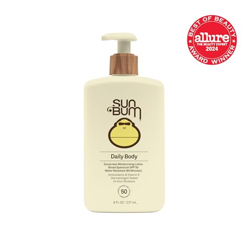 Sun Bum Daily SPF 50 Sunscreen Body Lotion| Broad Spectrum Moisturizing Sunblock with Vitamin E | Vegan and Hawaii 104 Act Compliant (Octinoxate & Oxybenzone Free) | Dermatologist Tested | 8 Fl Oz - Image 2