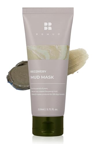 Recovery Mud Clay Face Mask | Hydrating & Moisturizing Deep Pore Cleanser Korean Face Mask w/ 91.8% Nature-Derived Ingredients | Gentle K Beauty Oil Control Wash Off Mud Face Mask (3.72 fl oz)
