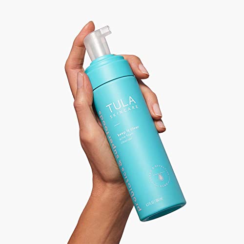 TULA Skin Care Keep It Clear - Acne Foam Cleanser, Contains Salicylic & Azelaic Acid & Probiotics, Clears & Soothes Acne, Brightens Past Blemish Marks, 6.3 fl oz. - Image 6