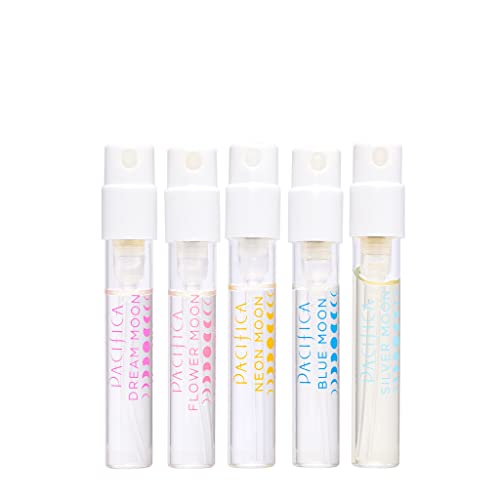 Pacifica Beauty Mood Moons Spray Perfume Set, Fragrances, Travel Perfume, Dream Moon, Flower Moon, Neon Moon, Blue Moon, Silver, Moon, Clean Perfume, Mini Perfume, Vegan, 0.05 fl oz Each (Set of 5) - Image 12