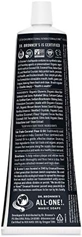 Dr. Bronner’s - All-One Toothpaste (Anise, 5 Ounce) - 70% Organic Ingredients, Natural and Effective, Fluoride-Free, SLS-Free, Helps Freshen Breath, Reduce Plaque, Whiten Teeth, Vegan - Image 2