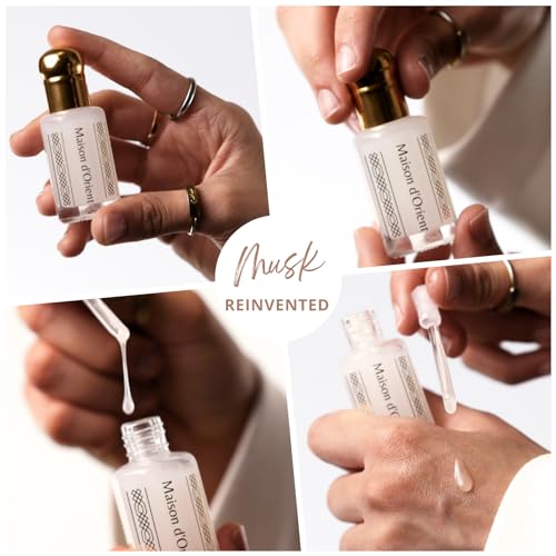 Maison d'Orient MUSK TAHARA 12mL | White Musk Oil Perfume & Body Oil for Women | Arabic Perfume Oil | مسك الطهارة | Egyptian Musk Oil for Women | White Musk Arabian Perfume - Image 3