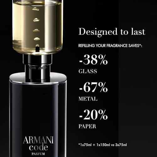 Armani Beauty - Code - Parfum - Cologne for Men - Fresh & Aromatic Men’s Fragrance - Bergamot, Clary Sage, Tonka Bean Notes - Image 8