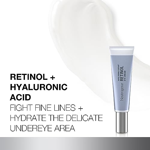 Neutrogena Retinol Eye Cream for Dark Circles, Rapid Wrinkle Repair, Daily Anti-Aging Under Eye Cream with Retinol & Hyaluronic Acid to Fight Fine Lines, Wrinkles, & Dark Spots, 0.5 fl. oz - Image 5
