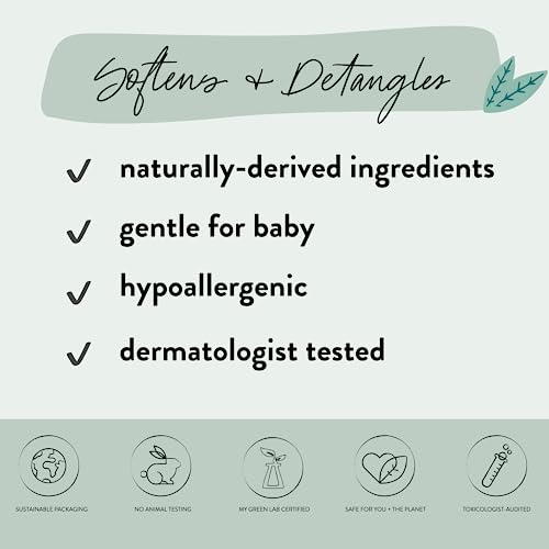 The Honest Company Conditioning Hair Detangler | Leave-in Conditioner + Fortifying Spray | Tear-free, Cruelty-Free, Hypoallergenic | Citrus Vanilla Refresh, 4 fl oz - Image 4