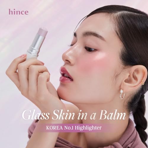 hince True Dimension Radiance Balm 10g - Natural Shimmer Glow Face Highlighter Stick, Cream Blush Stick, Transparent Color, Multiuse, Glass Skin, Korean Makeup (1, CLEAR, TP001) - Image 2