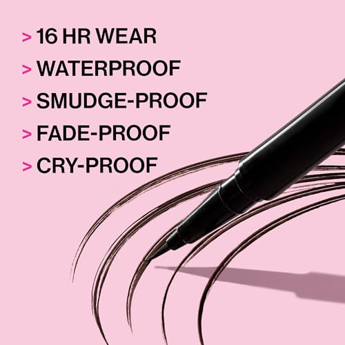 wet n wild Mega Last Breakup Proof Liquid Eyeliner - Ultra-Fine Brush, Waterproof, Long-Lasting - Cruelty-Free & Vegan - Ultra Black - Image 5