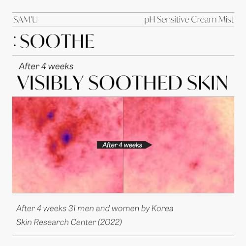 SAM’U pH Sensitive Cream Mist – Ceramide Hydrating Spray Mist with Hyaluronic Acid & Allantoin – Korean Skin Care, Moisturizing & Barrier-Boosting Mist for Dewy Skin – 3.38 Fl. Oz - Image 5