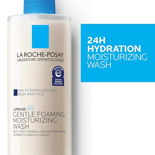 La Roche-Posay Lipikar AP+ Gentle Foaming Moisturizing Wash | Shea Butter + Niacinamide + Glycerin | Moisturizing Body Wash & Face Wash For Dry Skin | National Eczema Association Accepted | Soap Free - Image 5