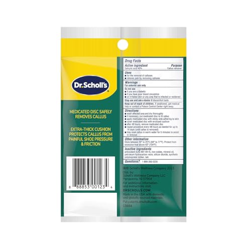 Dr. Scholl's Extra Thick Callus Remover, 4ct // Helps Soften Hard Calluses and Cushions for All-Day Pain Relief - Image 3