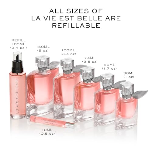 Lancôme La Vie Est Belle Eau de Parfum - Long Lasting Fragrance with Notes of Iris, Earthy Patchouli, Warm Vanilla & Spun Sugar - Floral & Sweet Women's Perfume - Image 4