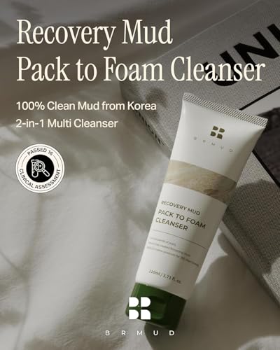 Cardi B Cleanser Recovery Mud Pack to Foam Facial Cleanser | 2-in-1 Hydrating Korean Foaming Cleanser Face Wash for Pore Reduction, Sebum Control & Makeup Cleansing | Clay Mask (3.72 fl oz) - Image 2